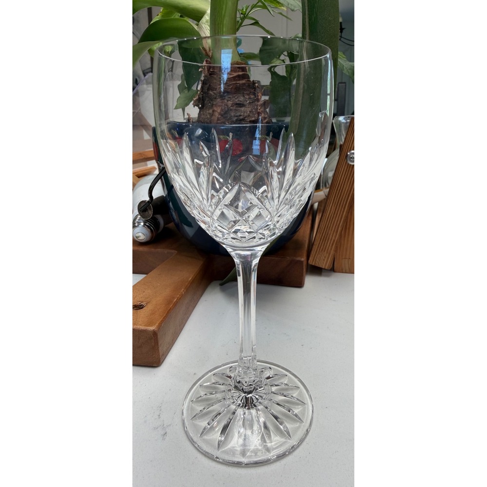Vintage Waterford Crystal Lismore Wine‎ Glass Stemware 9.25 Inch